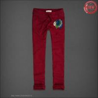 heren abercrombie and fitch elastisch sweatpants chief patroon rood Winkel Enschede tsnso809